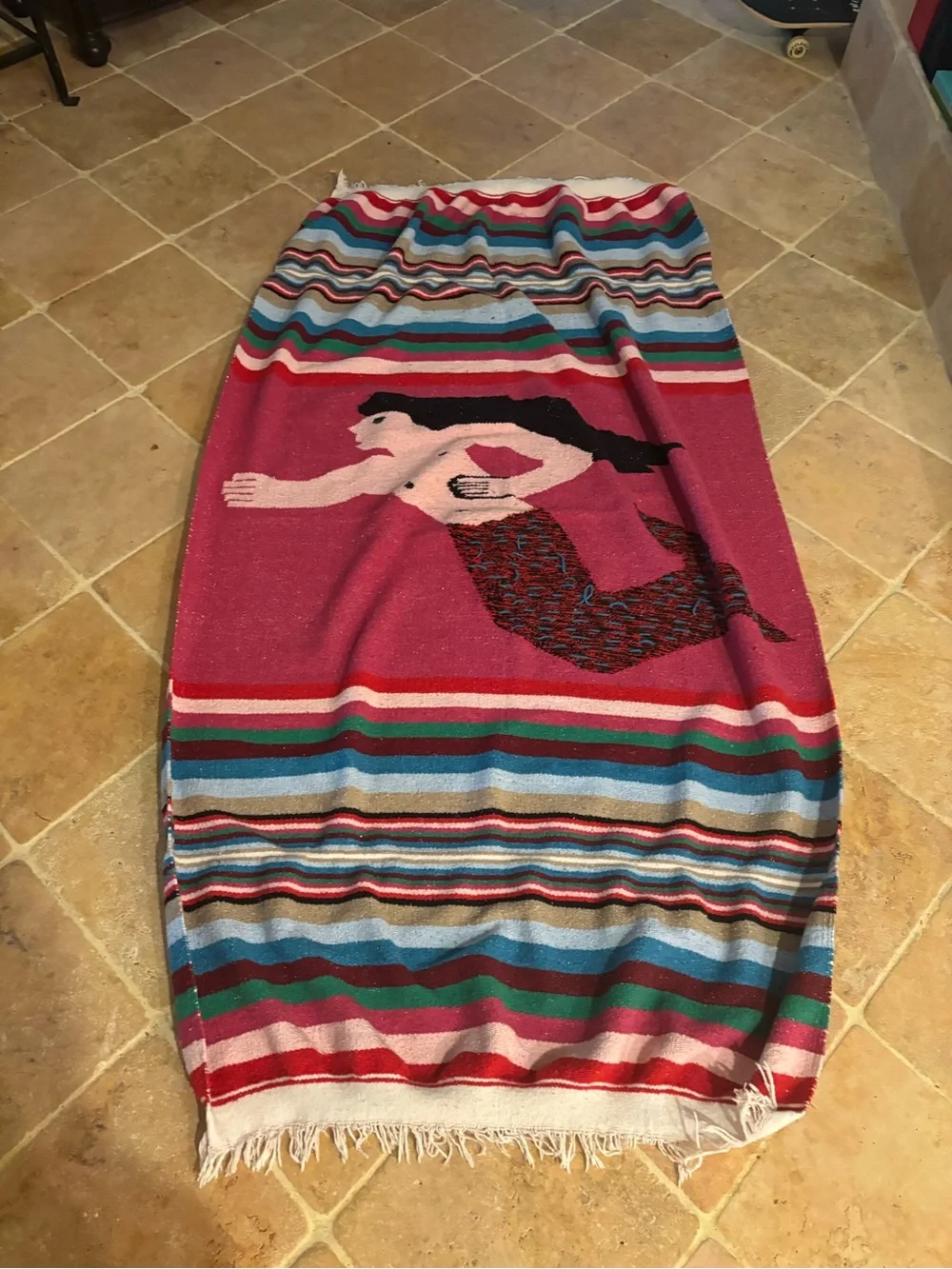 La Serina Loteria mermaid blanket